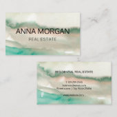 moderner, schlichter Minimalarchitekturbus - Anwes Visitenkarte (Vorne/Hinten)