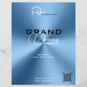 Moderner, schlichter, minimalistischer Flyer (Vorne)