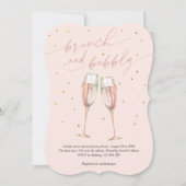 Moderner, schlichter Pop, der knackige, schicke Ch Einladung (Vorderseite)