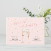 Moderner, schlichter Pop, der knackige, schicke Ch Einladung (Stehend Vorderseite)