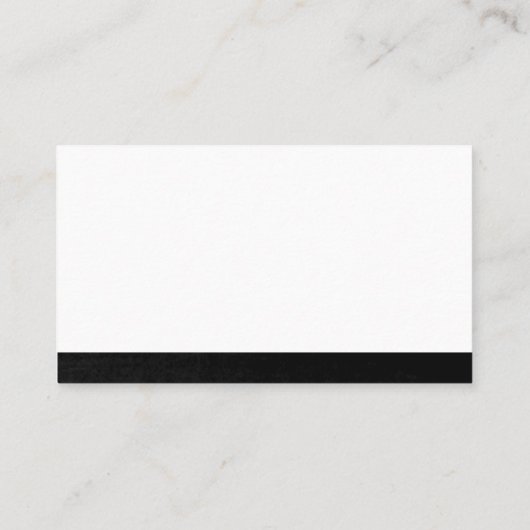 Moderner Schlichter schlichter Streifen Beruflich Visitenkarte (Rückseite)