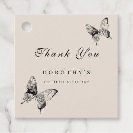 Moderner Schmetterling JEDER Meilenstein Erwachsen Geschenkanhänger