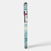 Moderner Schmetterling Mit Monogramm Case-Mate iPhone Hülle (Rückseite / Links)