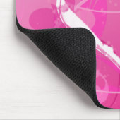 Moderner Schmutz-Herz-Valentinsgruß Mousepad (Ecke)