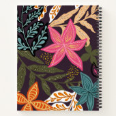 Moderner, schöner, individueller Name Notizblock (Rückseite)