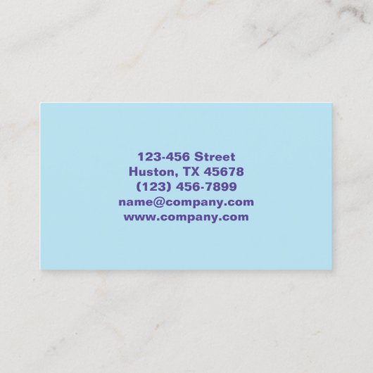 Moderner Schönheitsmanikurist Nagelnail Salon Visitenkarte (Rückseite)