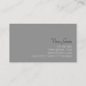 Moderner Schönheitssalon & Wellness-Center Visitenkarte (Rückseite)