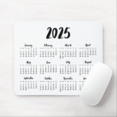 Moderner Schriftart 2023 Mousepad (Mit Mouse)