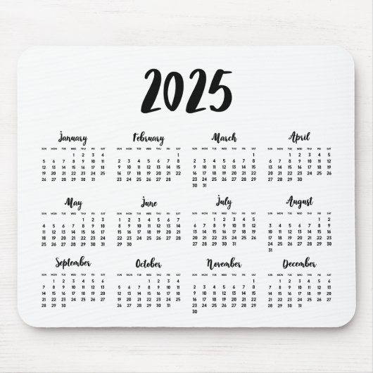 Moderner Schriftart 2023 Mousepad (Vorne)