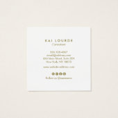 Moderner Schriftart für Blumenzitate (Rückseite)