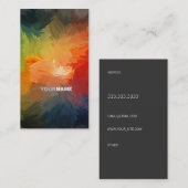 Moderner Schriftart Visitenkarte (Vorne/Hinten)