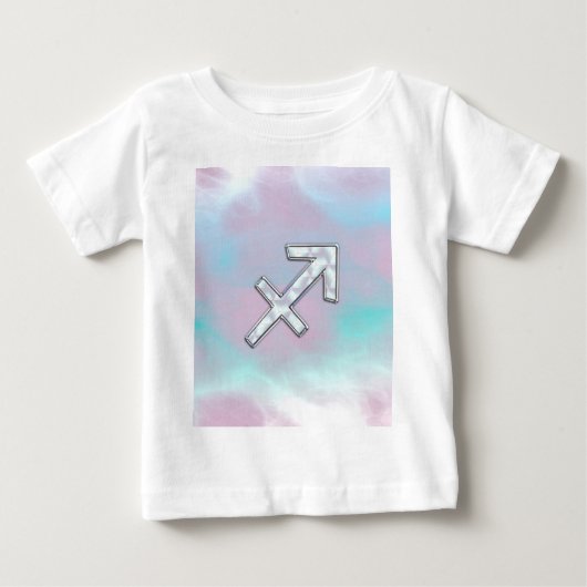 Moderner Schütze Zodiac zur Mutter von Pearl Style Baby T-shirt (Vorderseite)