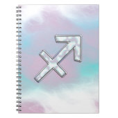 Moderner Schütze Zodiac zur Mutter von Pearl Style Notizblock (Vorderseite)