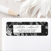 Moderner Schwarz-Grau-Silbermor-Glitzer (Insitu)