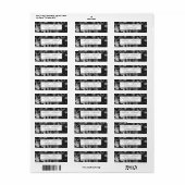 Moderner Schwarz-Grau-Silbermor-Glitzer (Vorne)