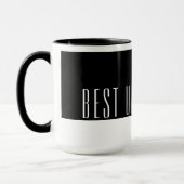 Moderner Schwarz-Weiß-Bester Keller je Tasse (Links)