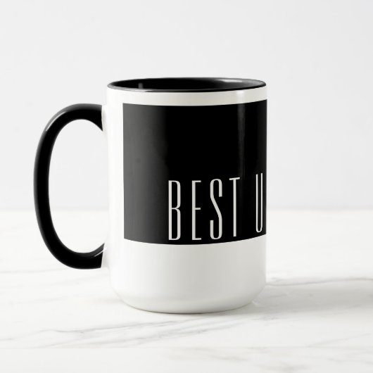 Moderner Schwarz-Weiß-Bester Keller je Tasse (Links)