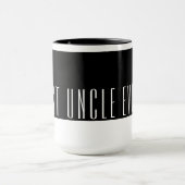 Moderner Schwarz-Weiß-Bester Keller je Tasse (Zentrum)