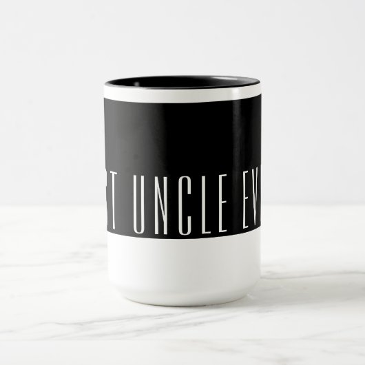 Moderner Schwarz-Weiß-Bester Keller je Tasse (Zentrum)