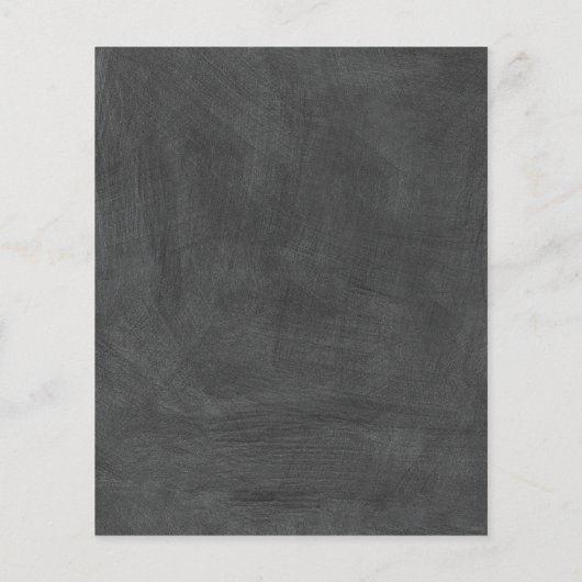 Moderner Schwarz-Weiß-Flyer Flyer (Hinten)