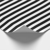 Moderner Schwarz-Weiß-Urlaub Geschenkpapier (Ecke)