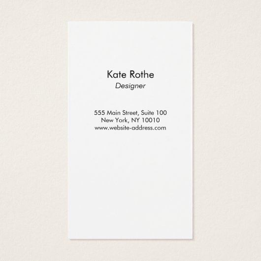 Moderner Schwarz-weißer Abstrakter Spritzer (Rückseite)