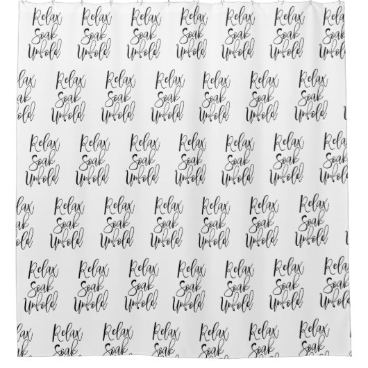 Moderner Schwarz-weißer Angebotsduschvorhang Duschvorhang (Vorderseite)