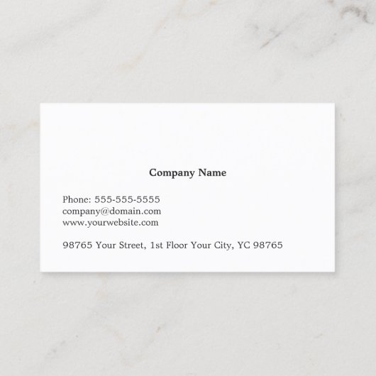 Moderner Schwarz-weißer CircuitBoard-Berater Visitenkarte (Rückseite)