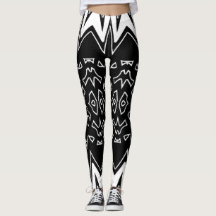 Moderner Schwarz-weißer Klassiker "Ratti_Creative_ Leggings