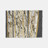 Moderner Schwarz-weißer Marmor mit Fleecedecke (Vorderseite (Horizontal))