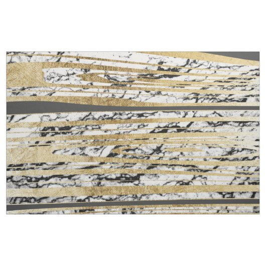 Moderner Schwarz-weißer Marmor mit Stoff (Yard (91,4 cm))