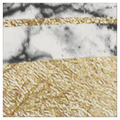 Moderner Schwarz-weißer Marmor mit Stoff (Nahaufnahme)