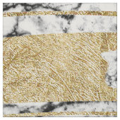 Moderner Schwarz-weißer Marmor mit Stoff (Muster)