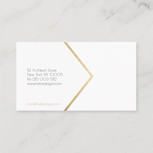 Moderner Schwarz-weißer Palmenbaum Visitenkarte (Rückseite)