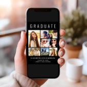 Moderner Schwarzer Abschluss