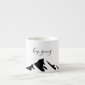 Moderner Schwarzer Behalt wird einfach Espressotasse (Vorderseite)