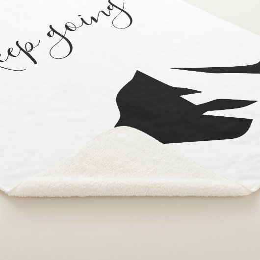 Moderner Schwarzer Behalt wird einfach Sherpadecke (3/4)