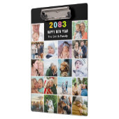 Moderner Schwarzer Familiensammler mit benutzerdef Klemmbrett (Links)