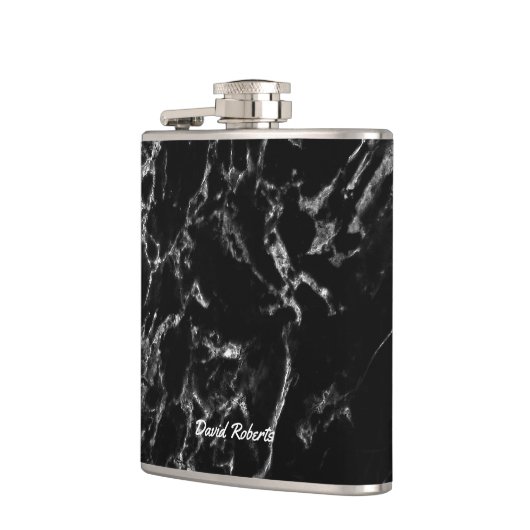 Moderner schwarzer flachmann (Links)