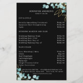 Moderner, schwarzer Flyer (Hinten)