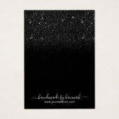 Moderner Schwarzer Glitzer-Earring-Display-Holder (Vorderseite)