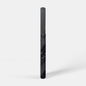 Moderner Schwarzer Glitzer Geometrisch Samsung Galaxy Hülle (Rechte Seite)