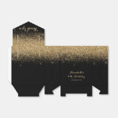 Moderner Schwarzer Glitzer Sparkasse jeden Geburts Geschenkschachtel (Ungefaltet)