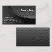 Moderner schwarzer industrieller visitenkarte (Vorne/Hinten)