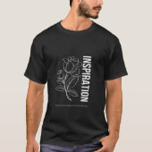 Moderner Schwarzer Inspiration-T - Shirt (Vorderseite)