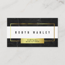 Moderner schwarzer Marmor mit Weiß und Gold