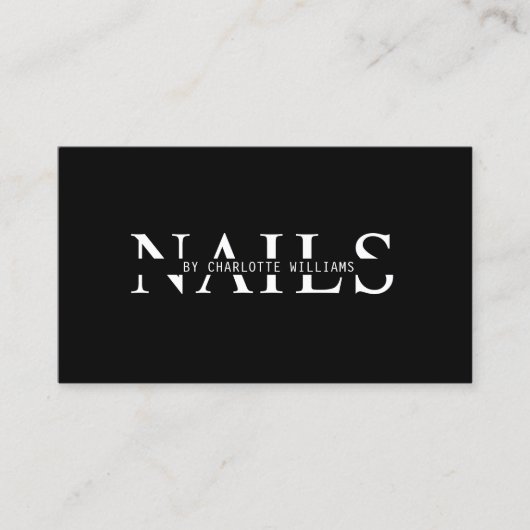 Moderner, schwarzer QR-Code Visitenkarte (Vorderseite)