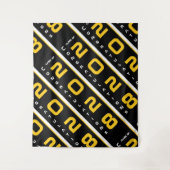 Moderner Schwarzer Teppich und Abschluss für Wiede Wandteppich (Vorderseite)