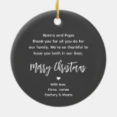 Moderner Schwarzweiß-Foto-Filter Keramik Ornament (Hinten)