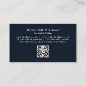 Moderner Schweißmetallschweißunternehmer Visitenkarte (Rückseite)